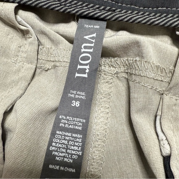 Vuori Aim Pants Golf Business Men's Size 36 Inseam 31" 
Khaki - Picture 6 of 12